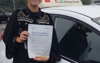 Driving Lessons Shrewsbury Test PASS on 25th September