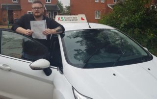 Congratulations on Dean Karolie Morris Passing his test