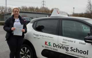 Daisy Harding 1st time Driving Test pass 18th December
