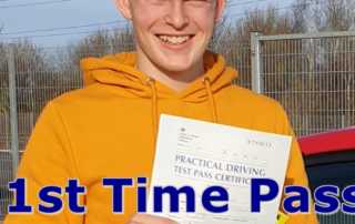 1st time Test pass for Harry Elms