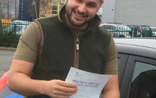 Driving Test Pass for Angus Buchanan in Shrewsbury