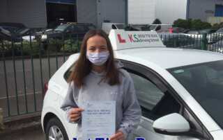 Congratulations to Ffion Osborne who passed her driving test 1st time