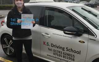 This delighted young lady is Jasmine Griffiths