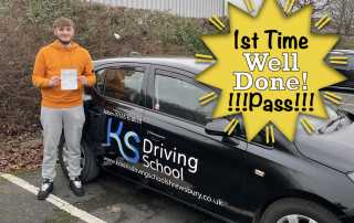 Congratulations Connor Tinsley passing his driving test