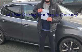 1st Time Pass in Oswestry