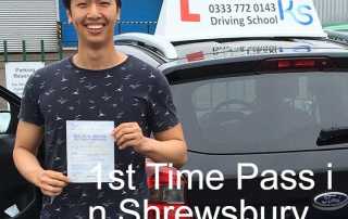Berry J Wong Passed his Driving Test 1st Time