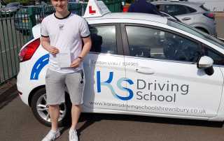 Congratulations Adam on passing your driving test  First Time