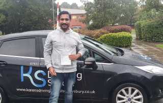 What a great way to start the day Driving Test Pass in Telford!