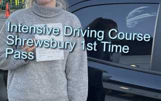 Intensive Driving Course Shrewsbury 1st Time Pass