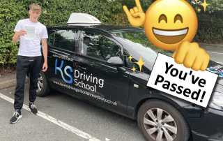 Well done to Brandon passing his driving test today