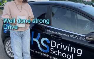 Fran congratulations on passing