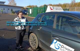 Driving Lessons Shrewsbury 1st Time Pass with K S Driving School