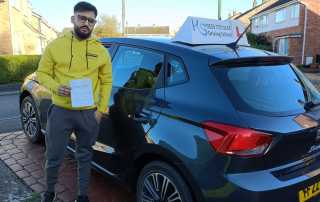 Congratulations on Nikhil Bhardaj On passing his today in shrewsbury On the 3/11/23