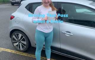 Well done Kaitlin Passing your Driving Test in Shrewsbury