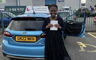 Automatic Driving Test in Shrewsbury Pass for Yemi 24th October