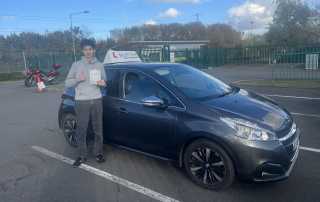 Congratulations Parker on passing your driving test with just 3 minor faults