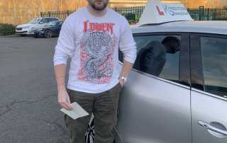 Driving Test Pass for Tim in Shrewsbury