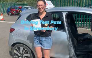 Passed 1st time in Shrewsbury