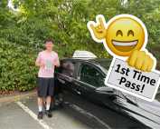 Congratulations to Luke on passing his driving test today!