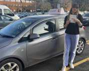 Congratulations to Pippa for passing her driving test today in Newtown🚗
