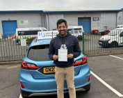 Gaaurav Joshi Passed 1st Time Intensive Driving Course in Shrewsbury