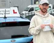 Frankie Passed his Driving Test in Shrewsbury 1st Time