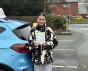 Maddie couldn't let her Brother be the only one to Pass 1st Time well done Maddie