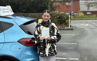 Maddie couldn't let her Brother be the only one to Pass 1st Time well done Maddie