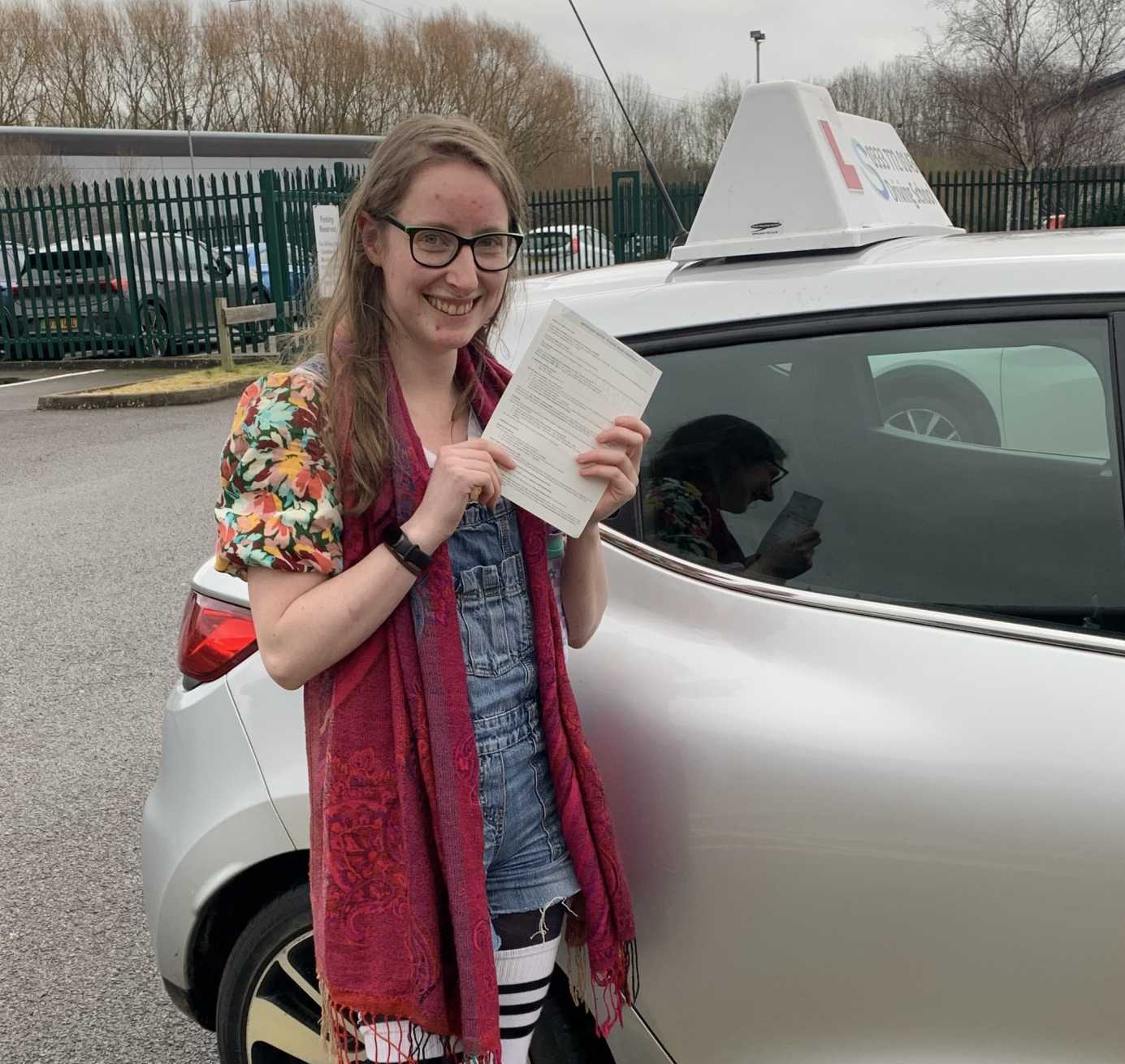 Driving Test Pass in Shrewsbury for Tilly with Driving Instructor Vannessa Manuel Car