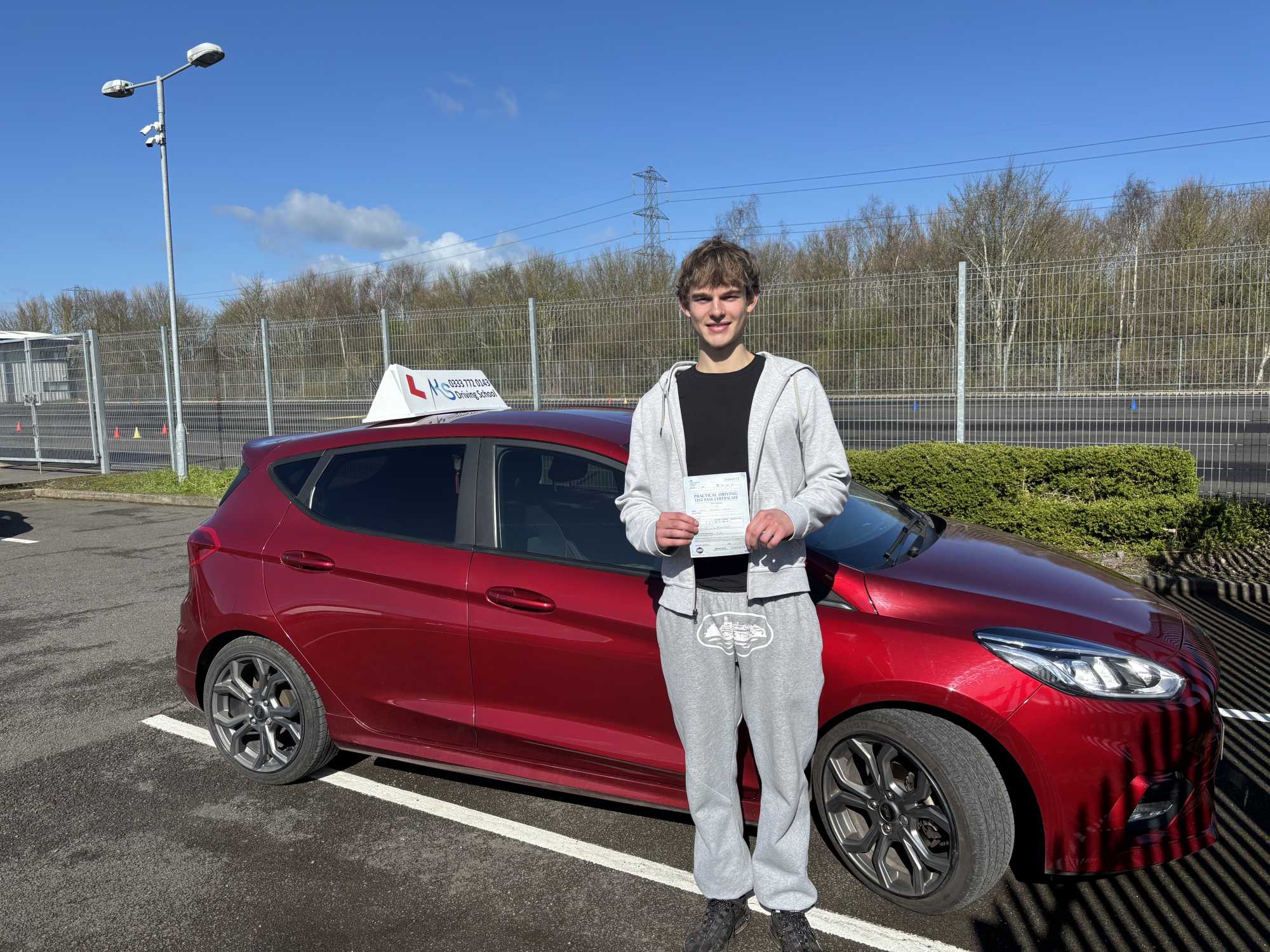 Congratulations to Harry Crowe Passing his Driving Test in Shrewsbury